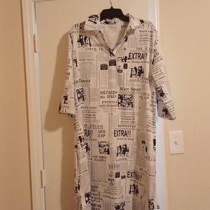 Newspaper dress